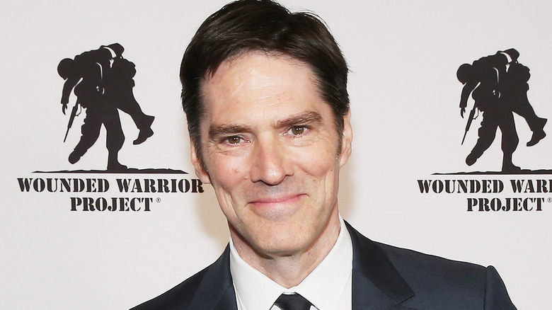 thomas gibson closed lips smiling