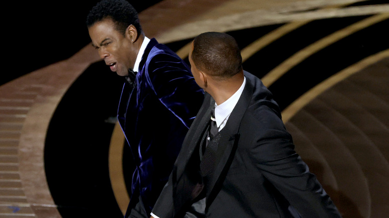 Will Smith slaps Chris Rock