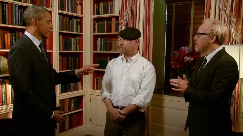 president barack obama adam savage jamie hyneman