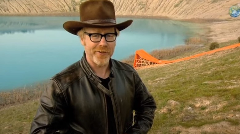 adam savage introducing the waterslide