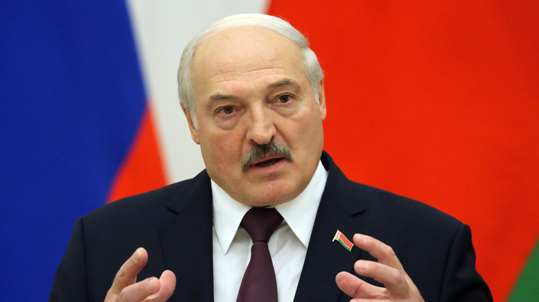 Alexander Lukashenko speaking