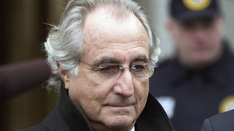 Bernie Madoff with glasses