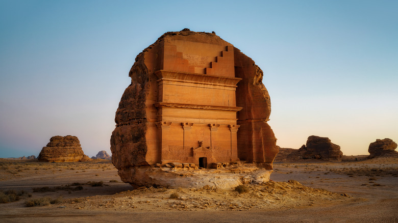 Carved tomb at Mada'in Saleh.