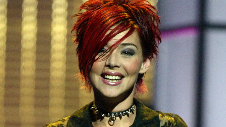 nikki mckibbin red hair smiling