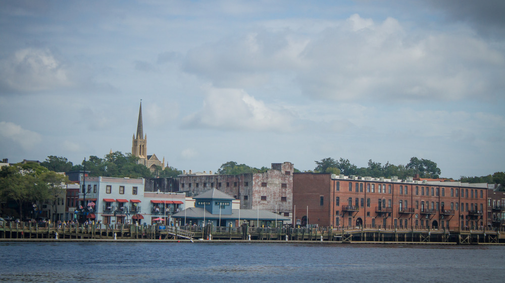 Historic downtown Wilmington across the Cape Fear River