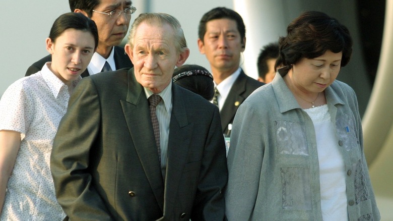 Jenkins and wife walking together