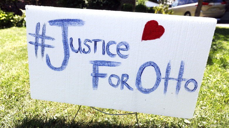 #JusticeForOtto yard sign