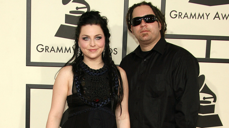 Terry Balsamo posing with Amy Lee