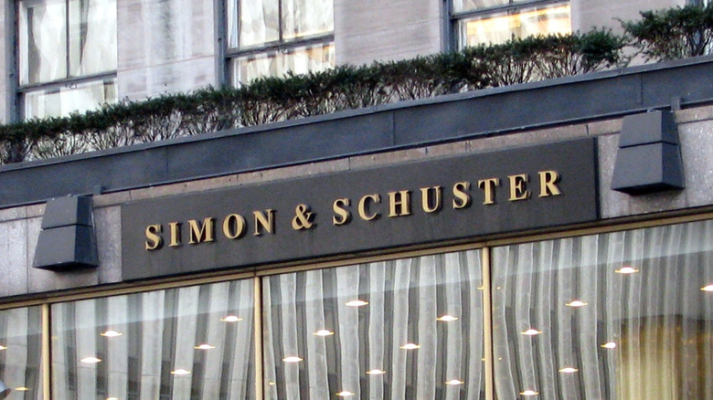 The Simon & Schuster name on building