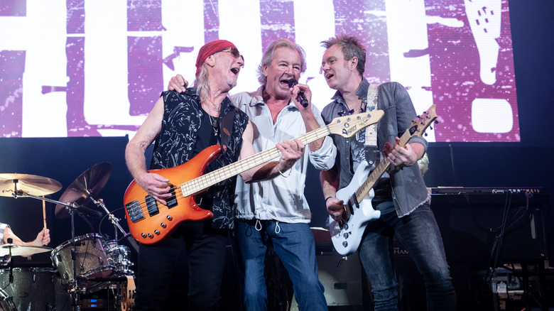 Deep Purple playing onstage