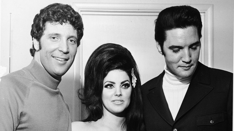 Elvis and Priscilla with Tom Jones