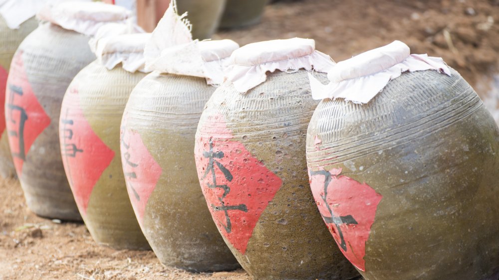 ancient fermentation jars