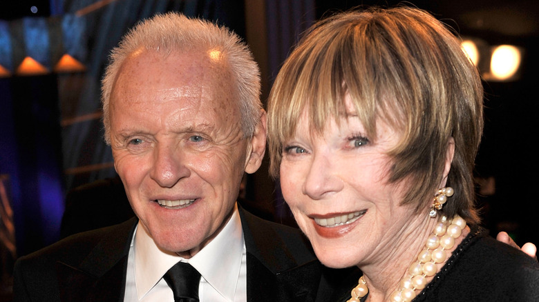 Anthony Hopkins and Shirley MacLaine