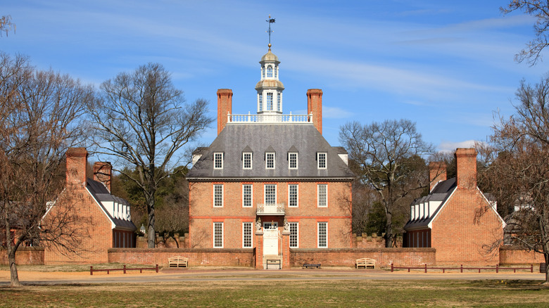 Governor's mansion at Colonial Williamsburg