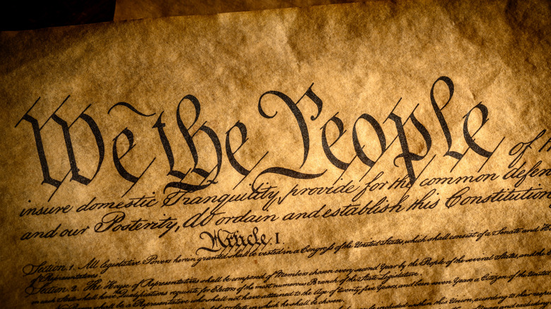 First page constitution United States