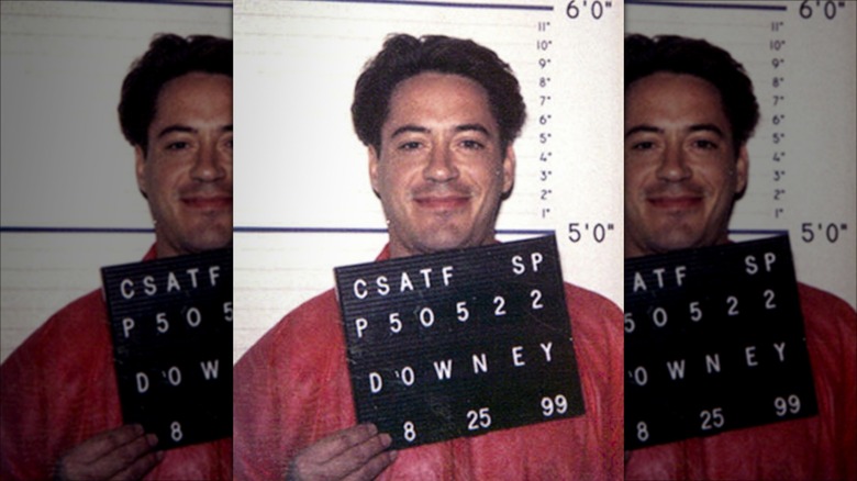Robert Downey Jr mugshot