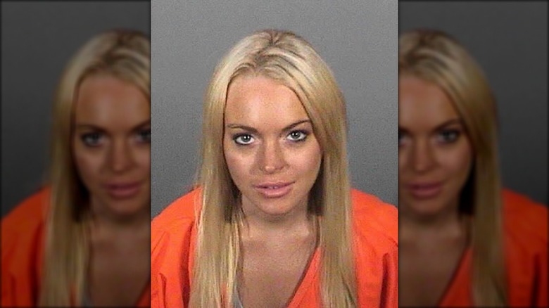 Lindsay Lohan mugshot