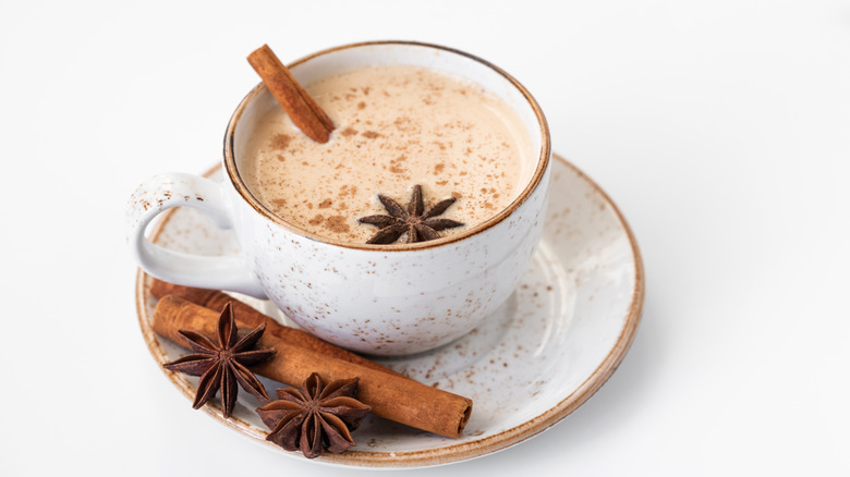 Spiced chai tea