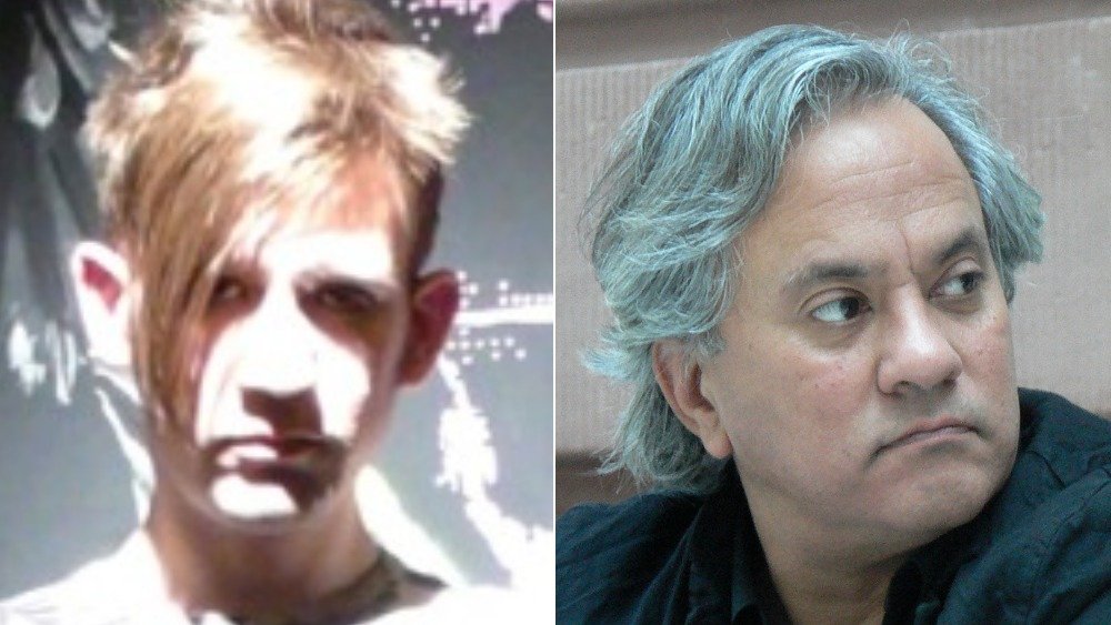 Left: Portrait of Stuart Semple. Right: Anish Kapoor