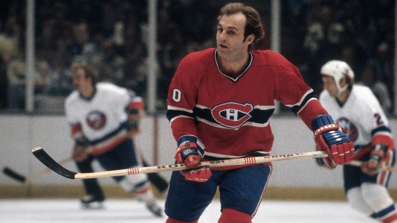 Guy LaFleur skating during game