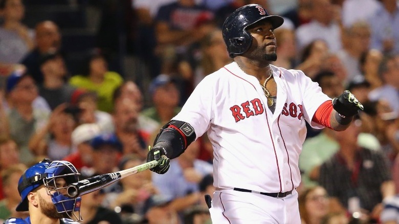 David Ortiz hitting home run