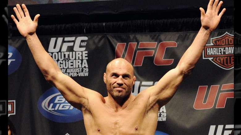 Randy Couture at UFC weigh-in