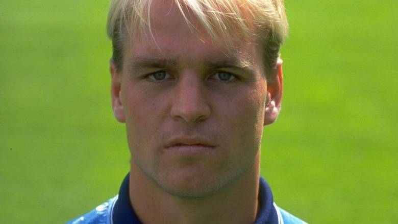 David Busst headshot uniform soccer field