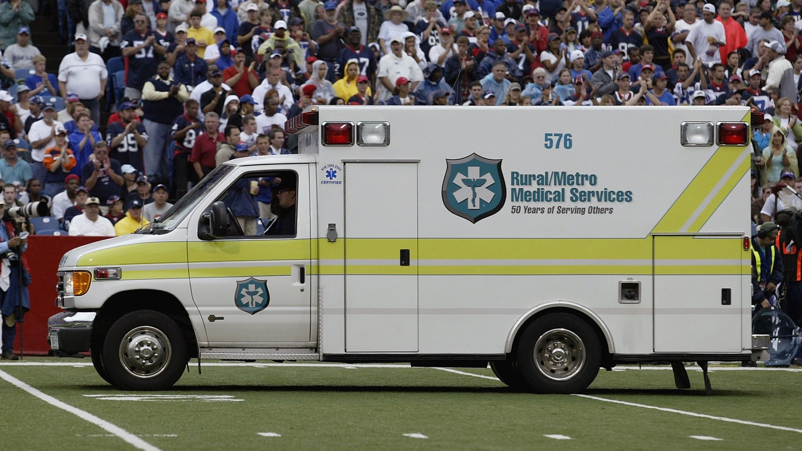 Buffalo Bills star leaves pitch in ambulance after sickening neck