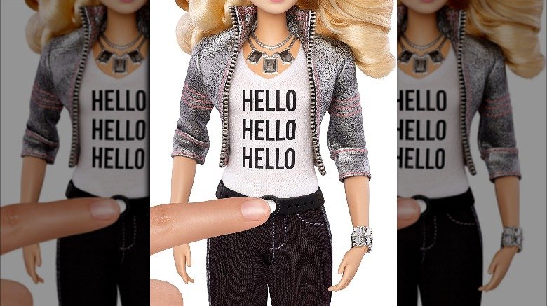 Hello Barbie closeup shirt