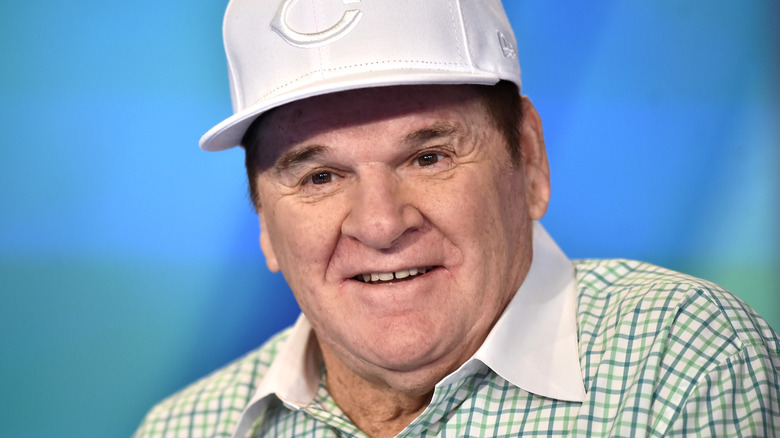 Pete Rose smiling at camera