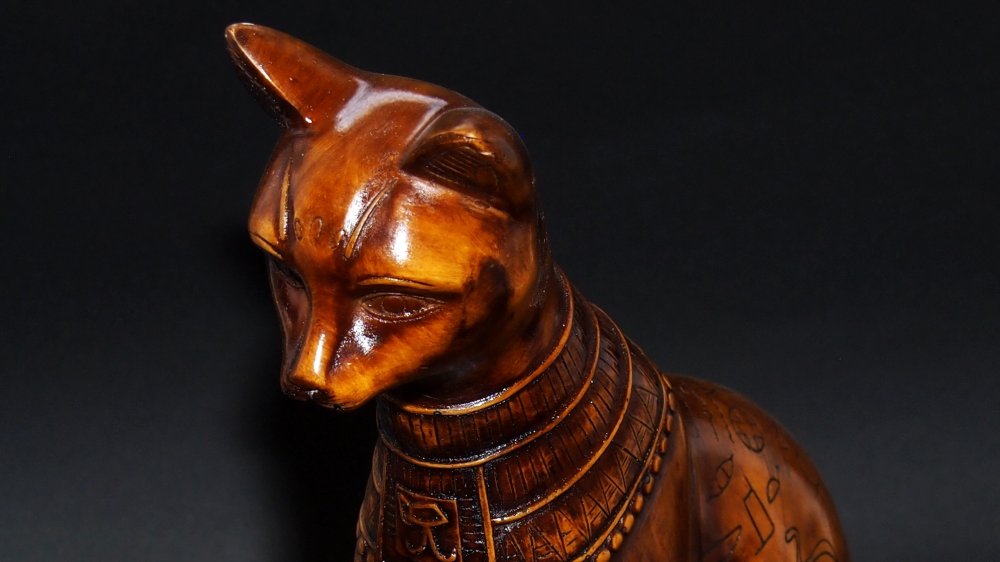 A statuette of Bastet