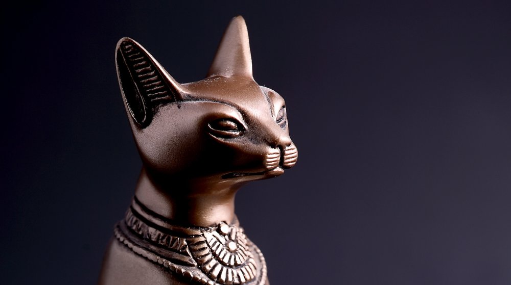 A statuette of Bastet