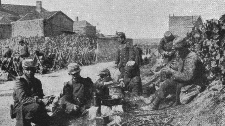 French troops during WWI