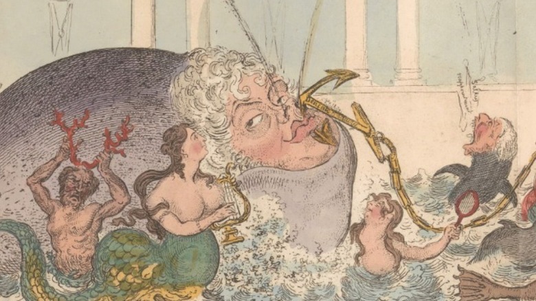 George IV portrayed as a whale