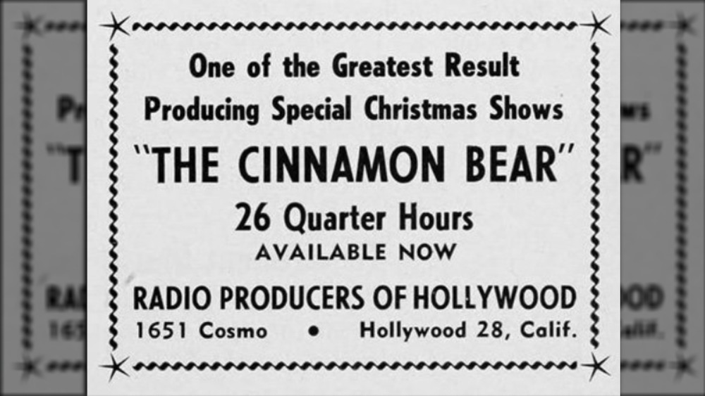 Cinnamon Bear ad