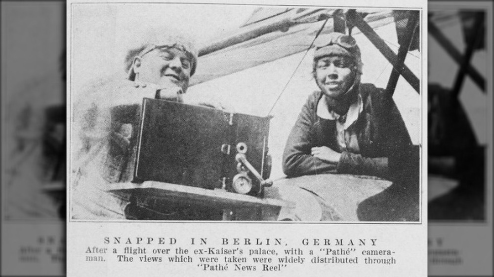 A picture of Bessie Coleman in Germany