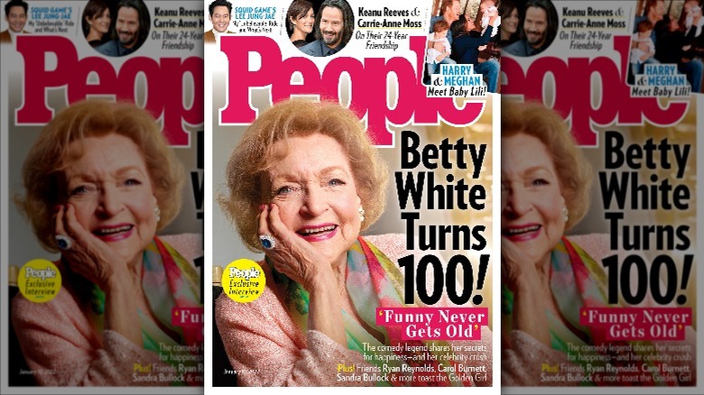 The 100th birthday People cover for Betty White