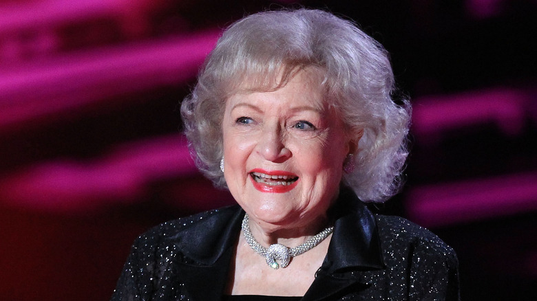 Betty White smiling