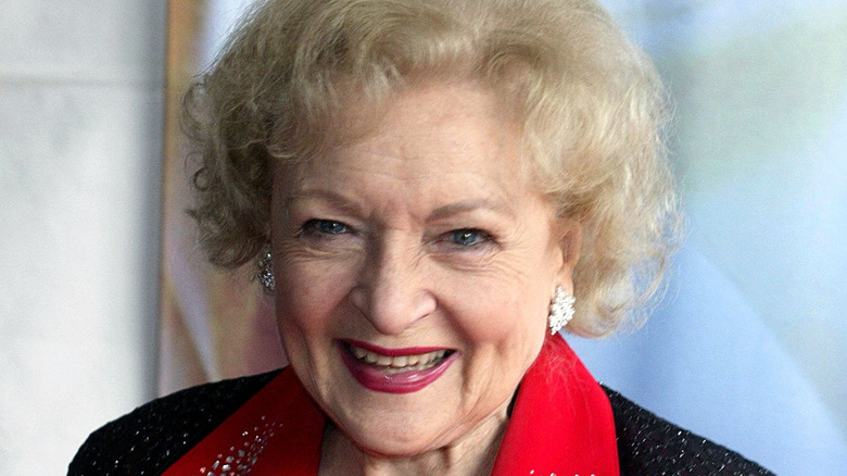 Betty White smiling