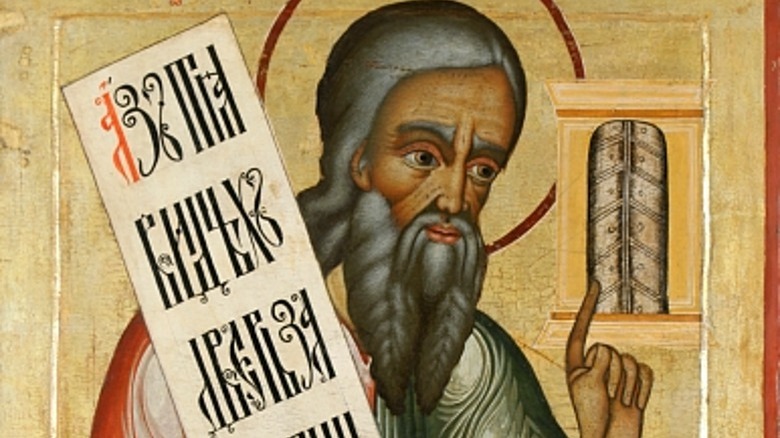 Icon of the prophet Ezekiel