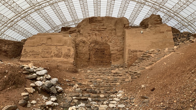 Gate at Tel Dan archaeological site