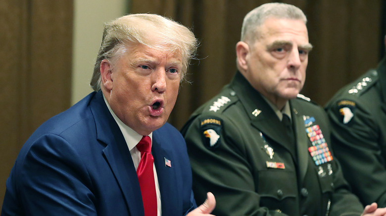 Donald Trump and General Mark Milley