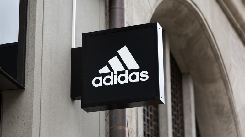 Adidas store sign