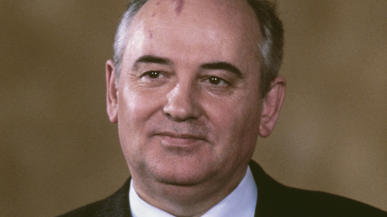 Mikhail Gorbachev in 1984 smiling