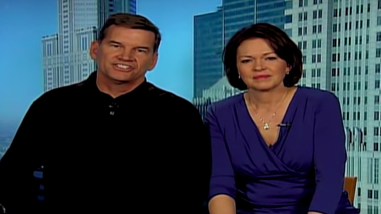 Ted Haggard and his wife giving a TV interview