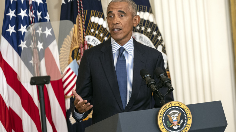 Barack Obama delivers remarks