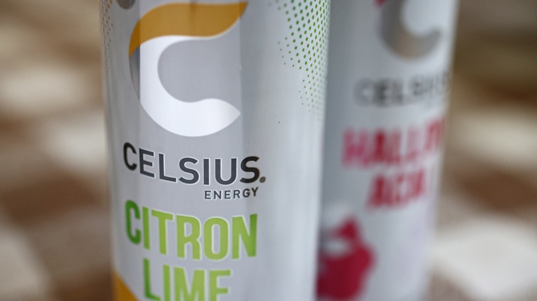 Can of Celsius energy drink