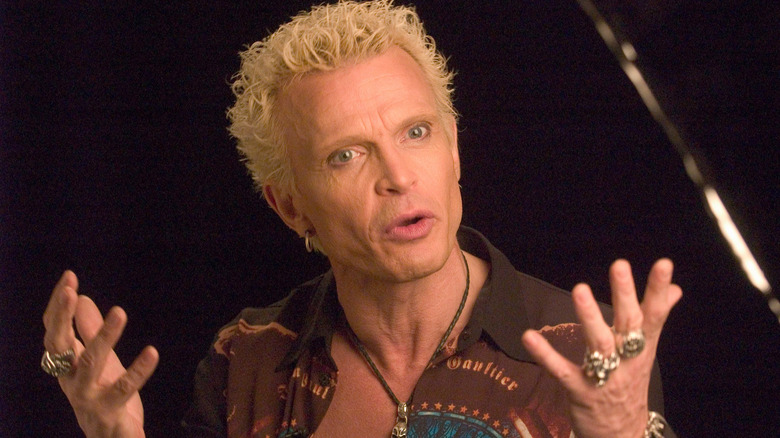 Billy Idol gesturing with hands