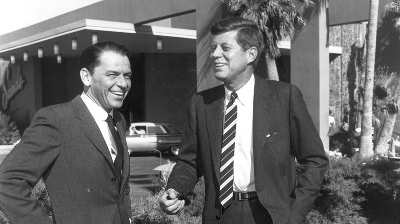 John F. Kennedy and Frank Sinatra