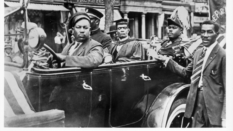 Marcus Garvey in UNIA uniform